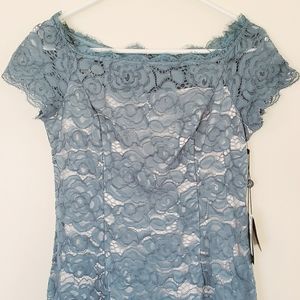 Adriana Papell Lace Dress with Lining
